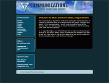 Tablet Screenshot of communications.outpost10f.com